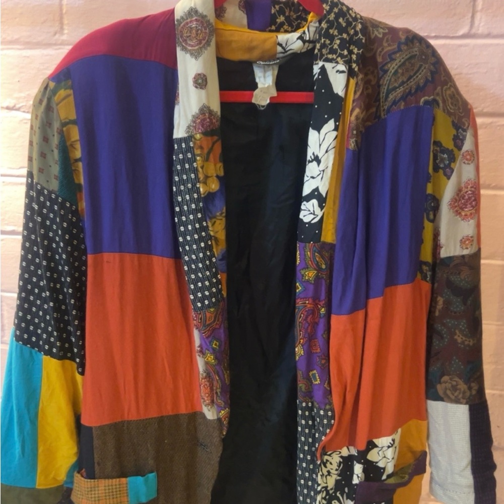 Vintage 80’s Patchwork Melrose Option Women's Jacket